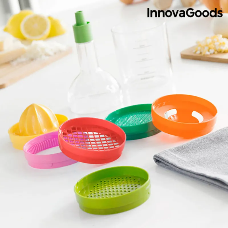 InnovaGoods 8 in 1 Butelis virtuvės reikmenims (8 vienetai)